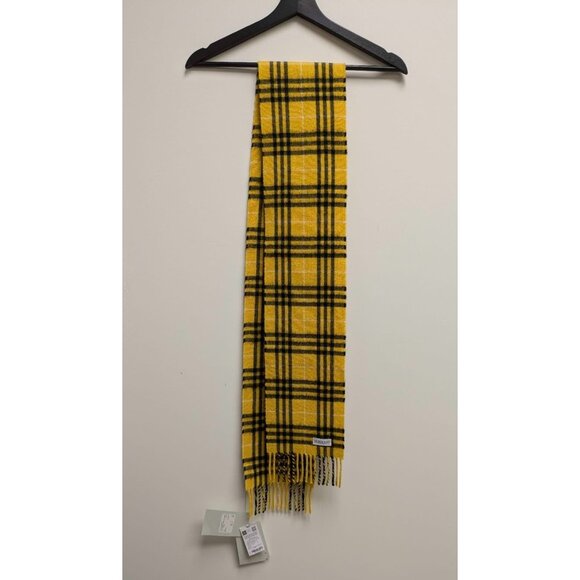 Burberry Vintage Check Cashmere Scarf Pear 8073963 - Picture 4 of 10